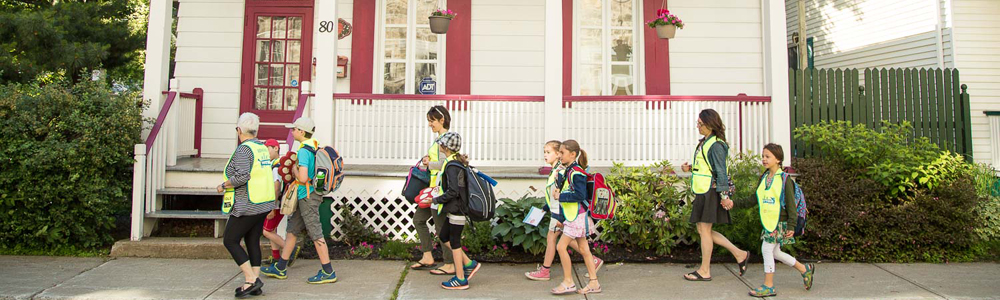 Le transport actif vers l’école: une occasion en or de faire bouger les jeunes